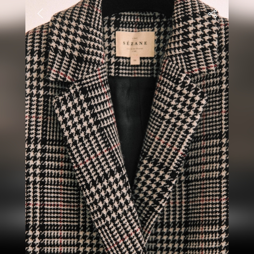 Sezane johnson Coat - Picture 3 of 5